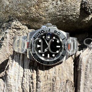 DIY Custom Made SUB MODS Style Watch NH35 Automatic 226627 Silver Oyster